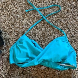 PINK bikini top aqua color